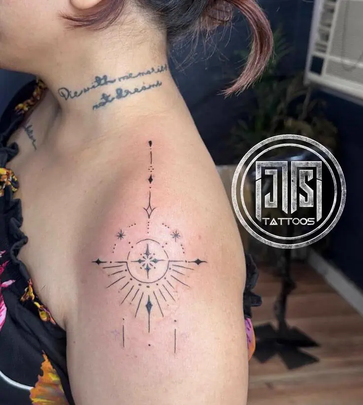 Shoulder tattoo realism Paschim Vihar Delhi best artist